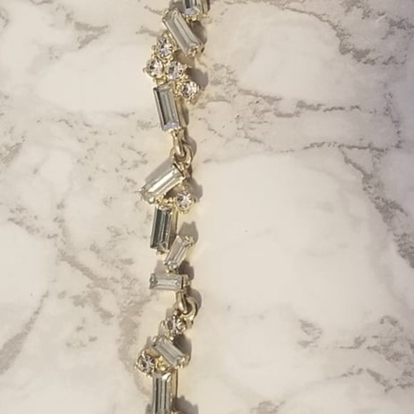 Silver and Gold Gems Necklace - Picture 2 of 2